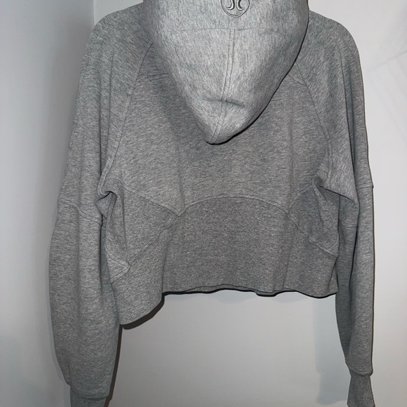 Lululemon scuba Women's Gray Hoodie sweatshirt EUC - Picture 6 of 8